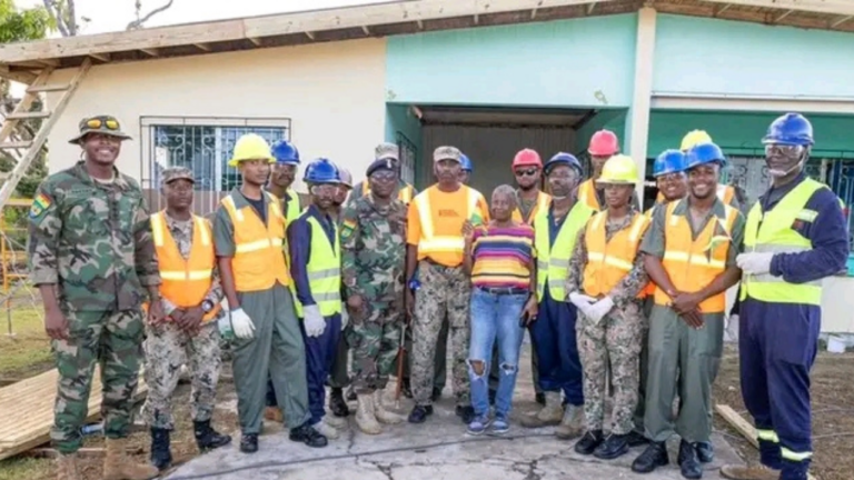 Ghana Engineering Reconstruction Team Records Major Progress in Jamaica Humanitarian Mission