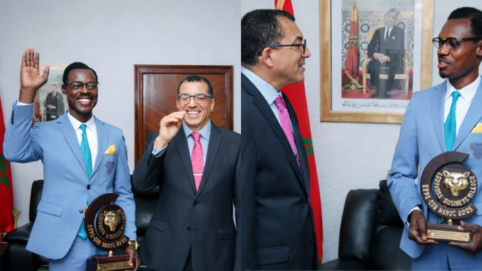 Michel Kuka “Lumumba” Honoured as AFCON 2025’s Biggest FanPenyablogmedia _20260130_185838_0000