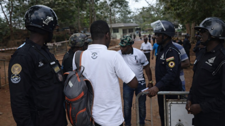 NPP Primaries: Chaos Erupts at Juaboso Voting Center as Delegates Clash with Security