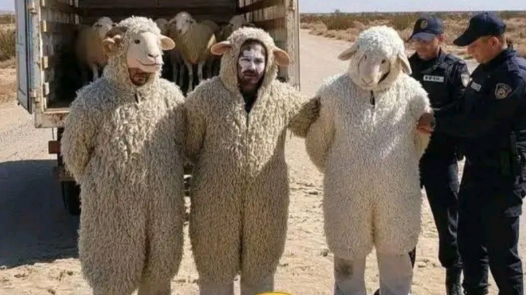 Algerian Police Have Arrested 3 People Who Were Attempting to Enter Spain Disguised as Sheep