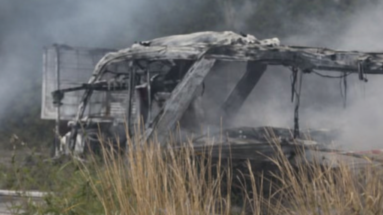 Fuel Tanker Explosion Engulfs Multiple Vehicles in Fiery Crash on Nsawam–Accra Highway