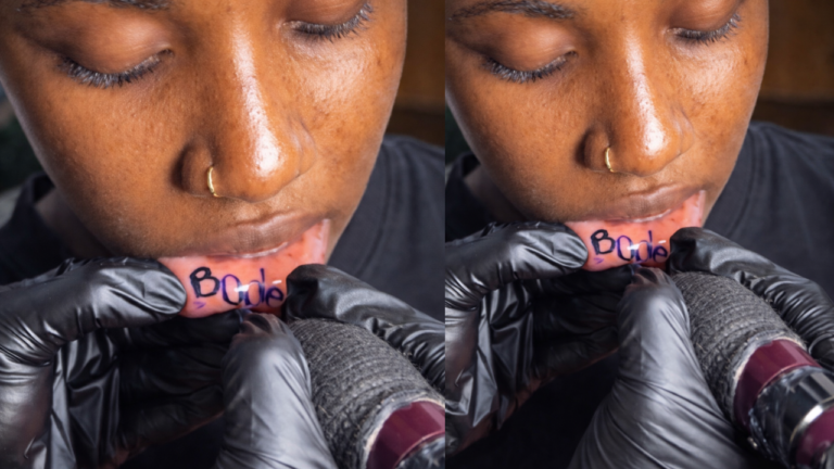 “He Sponsored My Education, So I Decided to Tattoo His Name on My Lips,” Lady Shares Appreciation to Boyfriend