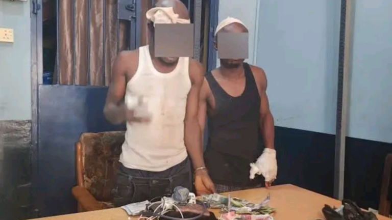 Police Arrest Two Suspected Street Robbers at Dzorwulu, Retrieve Mobile Phones and GH¢2,690