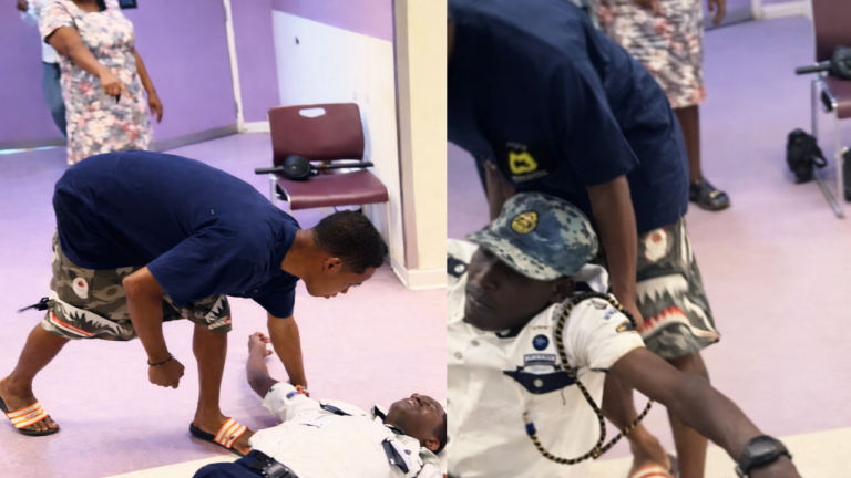 Young Man Knocks Down Security Guard for Preventing Him from Entering Hospital After Visiting Hours Were Over