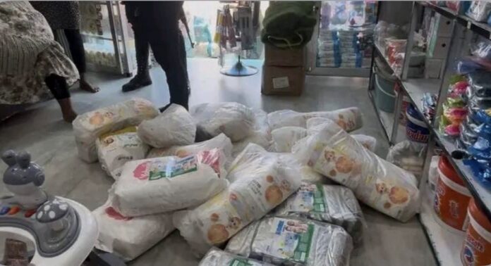 Over 5,000 Diapers Seized by FDA in Temale Metropolicy